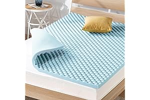 Best Price Mattress Egg Crate Memory Foam Topper: 2 Inch Cooling Mattress...