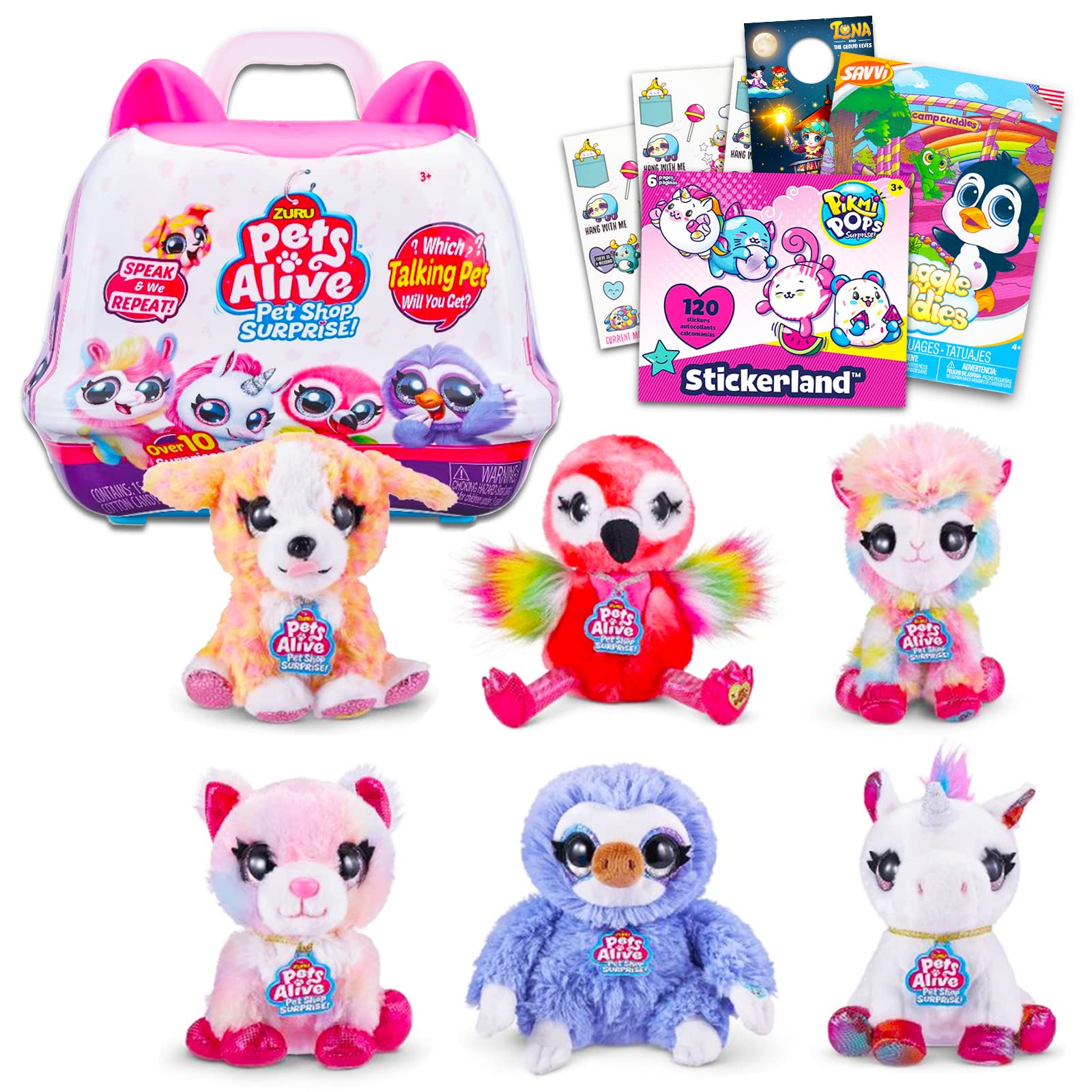 Buy Zuru Pets Alive Pet Shop Surprise Plushie Set Mystery Plushie