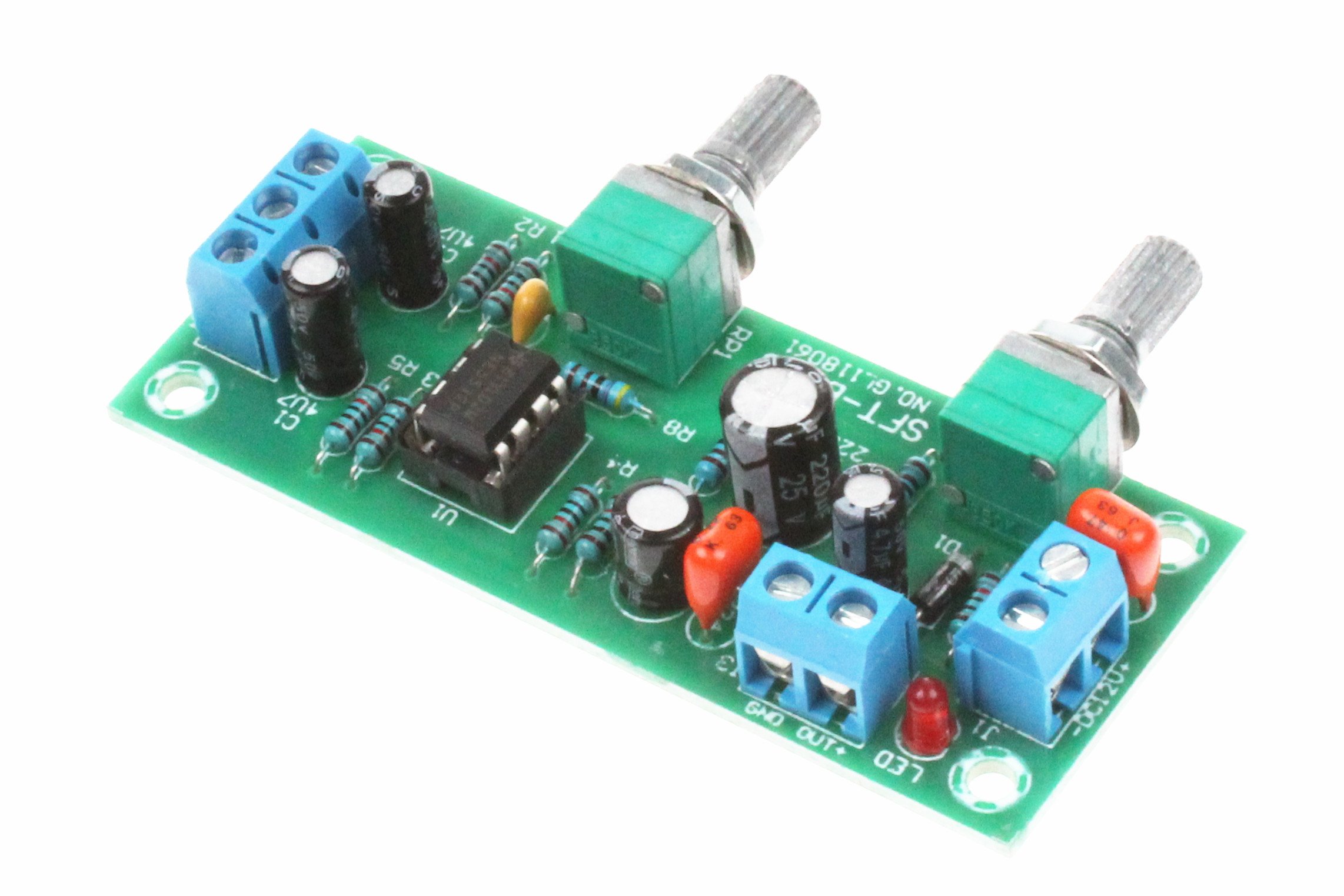 Snapklik.com : NE5532 Single Supply Low-Pass Filter Board DC10-24V 22Hz ...
