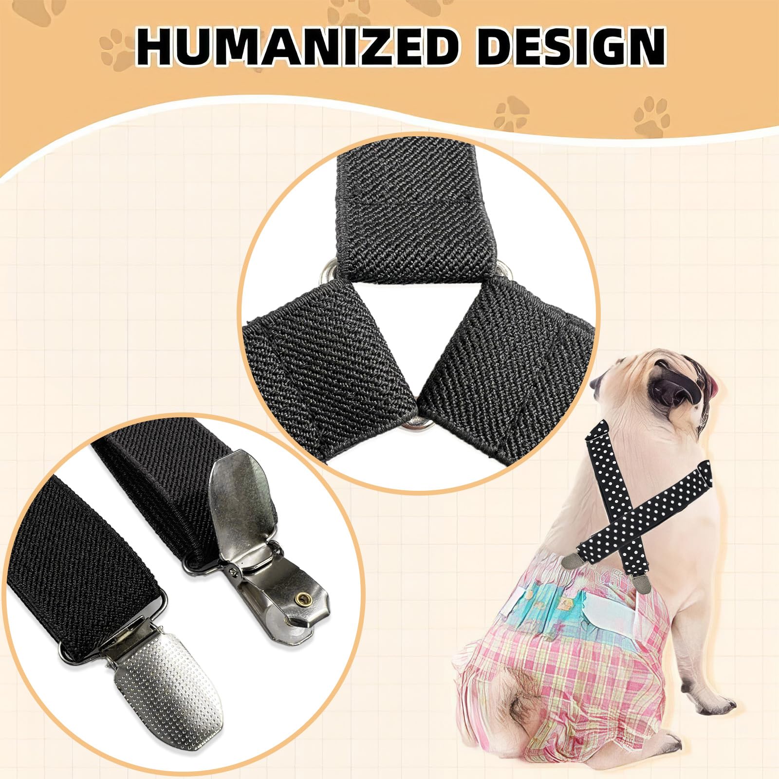 Vetlando Wasbare luiers voor reu - Honden-accessoires