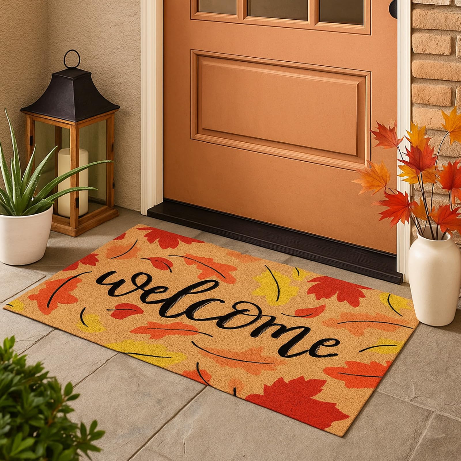 Amazon.com : Tinideya Thanksgiving Door Mats Fall Welcome Doormats