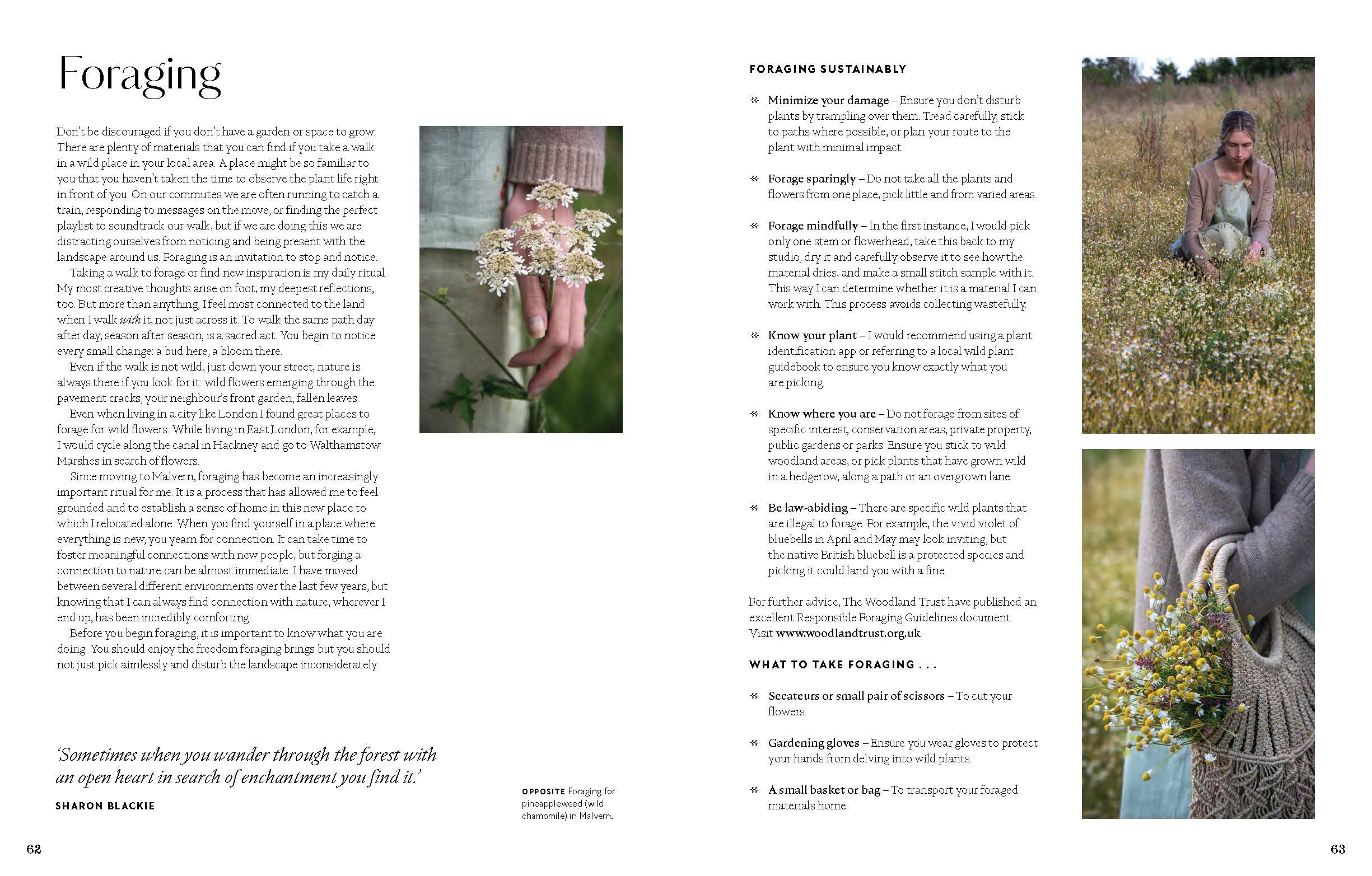Stitching with Nature: Creating Material Magic with the Natural World