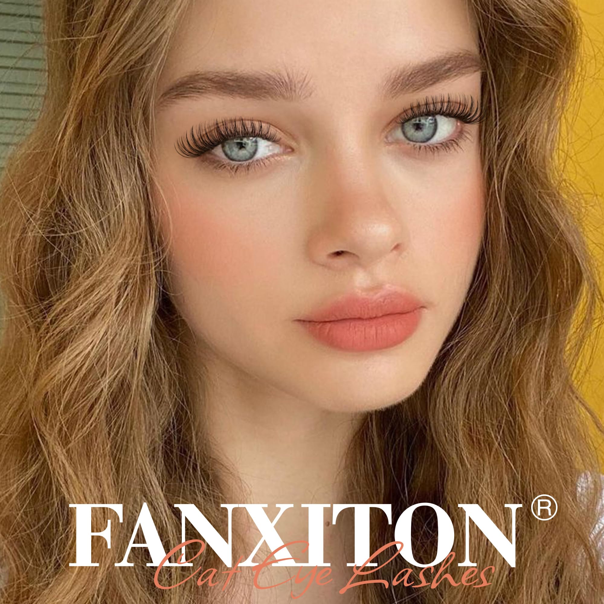 FANXITON DIY Individual Eyelash Extension Kit, Thick Volume Lash Clusters 40D+50D D Curvature, 280 Pieces Thin Band Cluster Lashes with Bond and Seal Tweezers: (NG04)DIY Lash Extension Kit-D