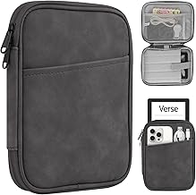HoYiXi Housse Universel pour 7-8 Pouces for Fire HD 8/Fire HD 8 Plus Compatible iPad Mini (6th Gen) 8.3" 2021, iPad Mini 5/4/3/2/1,Tab A8, 7"-8" Android Tablet Sleeve Case -Gris