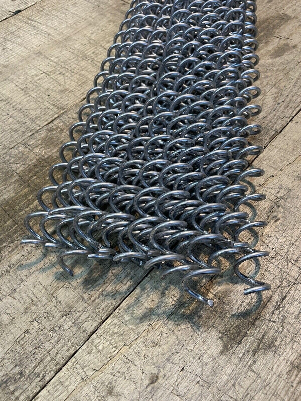 50x Gabion Spirals Helicoils connectors for Wire Mesh Baskets 100cm Long 4mm Diameter, 25mm coil spacing