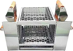 Churrasqueira Ecológica Apartamento Sem Fumaça 2 Grelhas