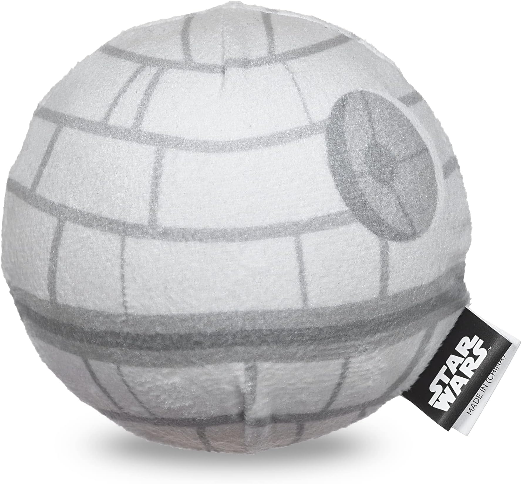 STAR WARS for Pets Death Star Plush Squeaky Ball for Dogs| STAR WARS Toy for Dogs | Fabric Squeaky Ball Dog Toys, Dog Chew Toys, Gifts for STAR WARS Fans