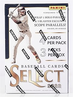 2022 Panini Select MLB Baseball Blaster Box - 4 Packs Per Box - 12 Trading Cards Total Per Box