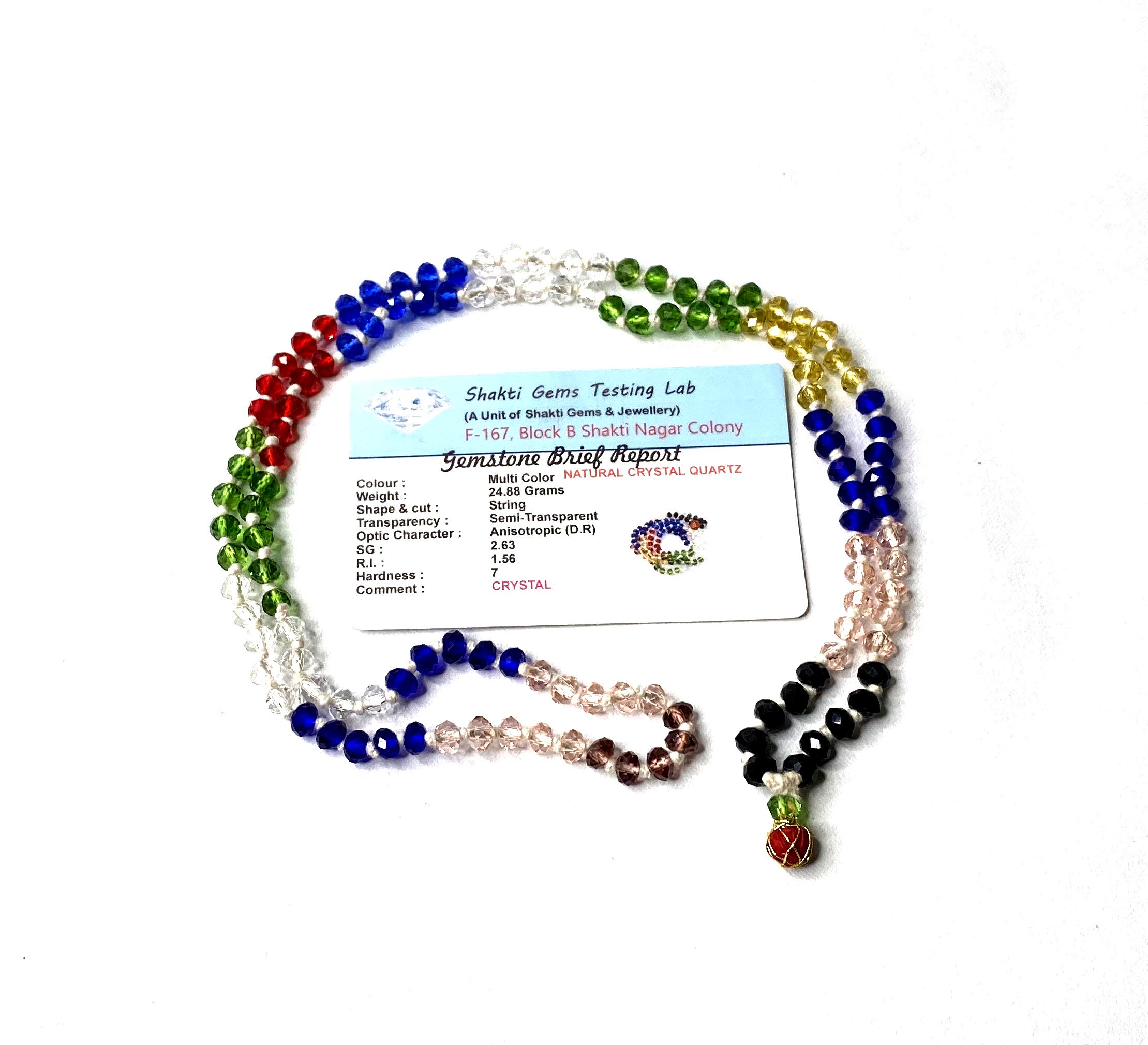 MAHANT JI 100% Natural And AAA+ Certified 7 Chakra Mala For Men And Women With Lab Certificate (Weight Between 22 Gm to 32 Gm) (B08WHFRMLT) Amazon Price History, Amazon Price Tracker