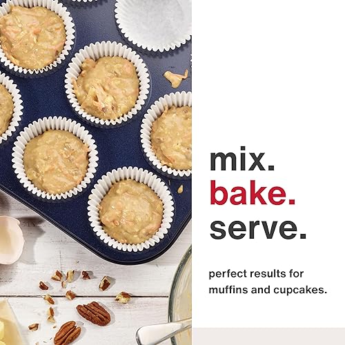 Vista 19 de Zyliss E980197 - Lata antiadherente de base suelta 9.8 in/10 pulgadas Acero al carbono Azul oscuro Lata para pasteles, molde