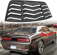 Vista 1 de persiana para ventana trasera, cubierta protectora para parabrisas trasero compatible con Dodge Challenger 2008-2022 2023 en estilo GT Lambo