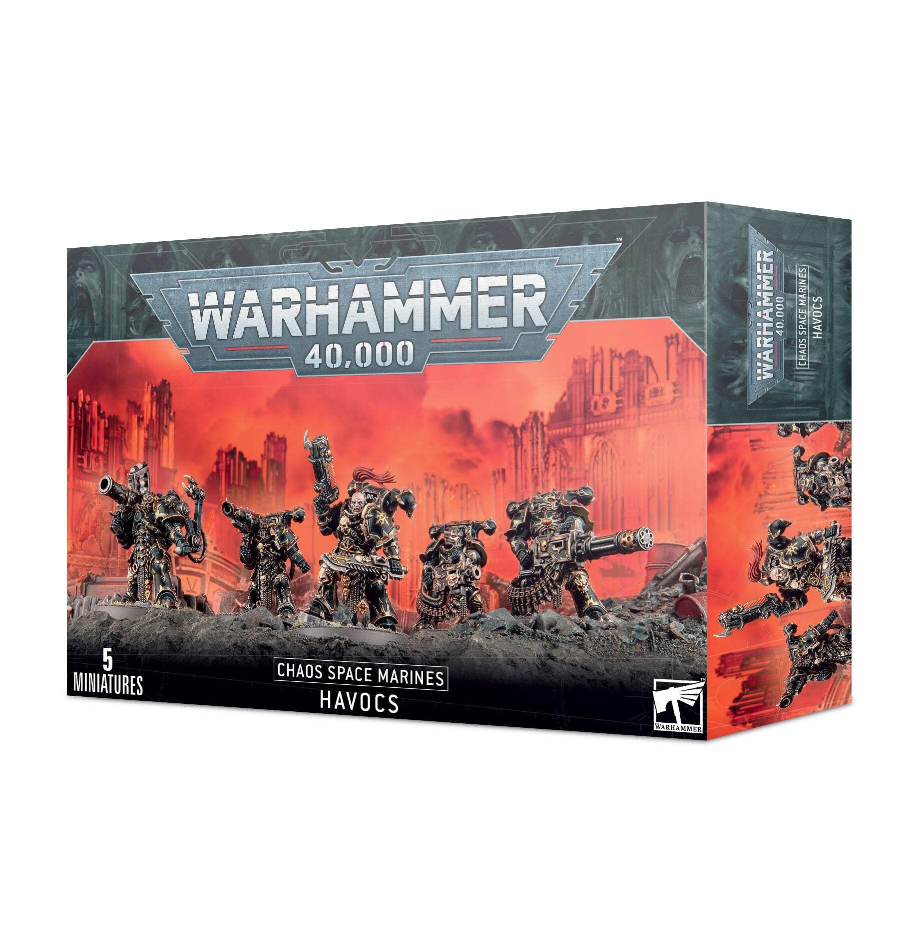 Games Workshop Warhammer 40000 chaos space marines havocs