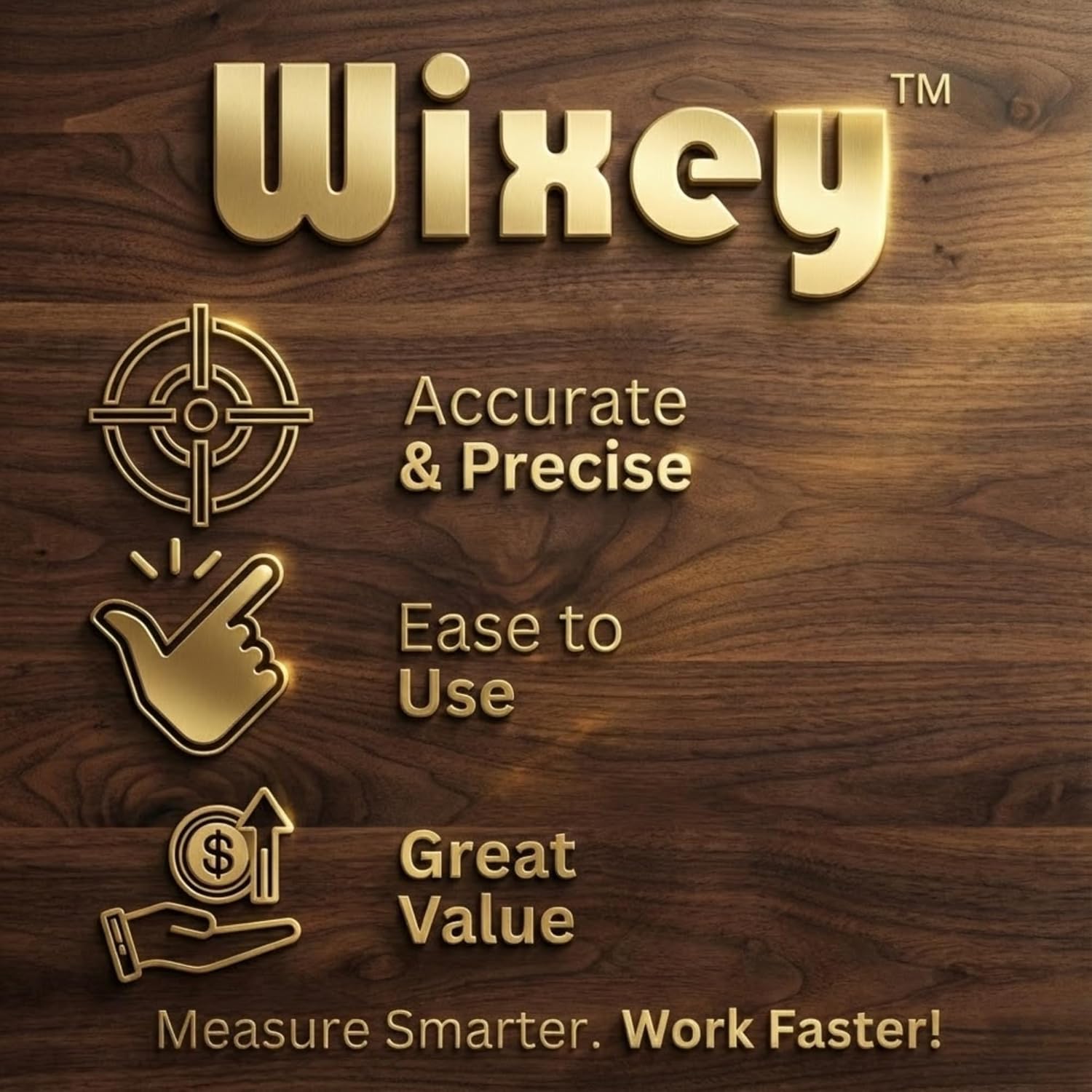 Wixey Mini Digital Height Gauge – Durable Easy-Read Digital Depth Gauge – Precise Accurate Height Measurement Tool for Router & Table Saw – Compact Measuring Tools for Woodworking Projects
