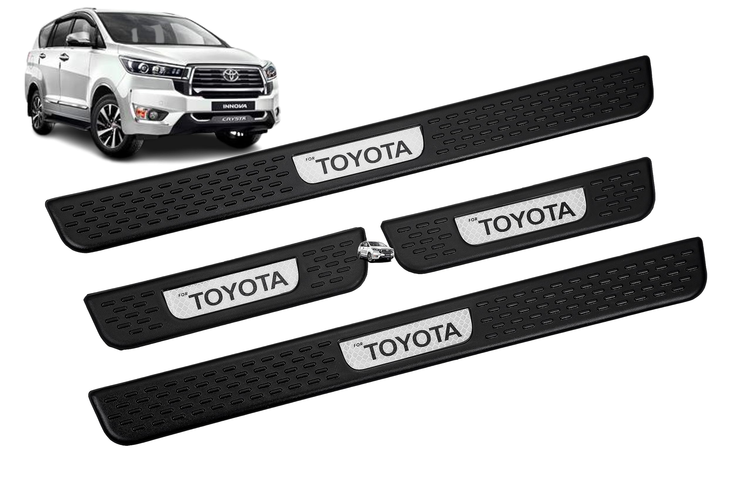 Buy Rewaive Car Door Foot Step for Toyota Innova Crysta, Sill Plate
