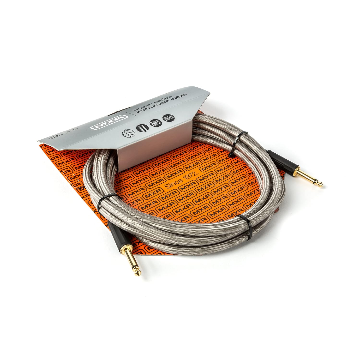 MXR Pro Series Woven Instrument Cable 12 ft|3.6 m (DCIW12)