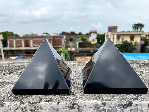 Miniatura 3 de Pirámide de cristal de selenita, pirámide de selenita, cristal curativo, decoración del hogar, regalo tallado a mano 2.165-2.362 in