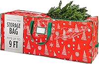 Vista 11 de Handy Laundry - Bolsa de almacenamiento para árbol de Navidad: para árbol artificial de 7.5 pies, impermeable, duradero, con cierre, asas