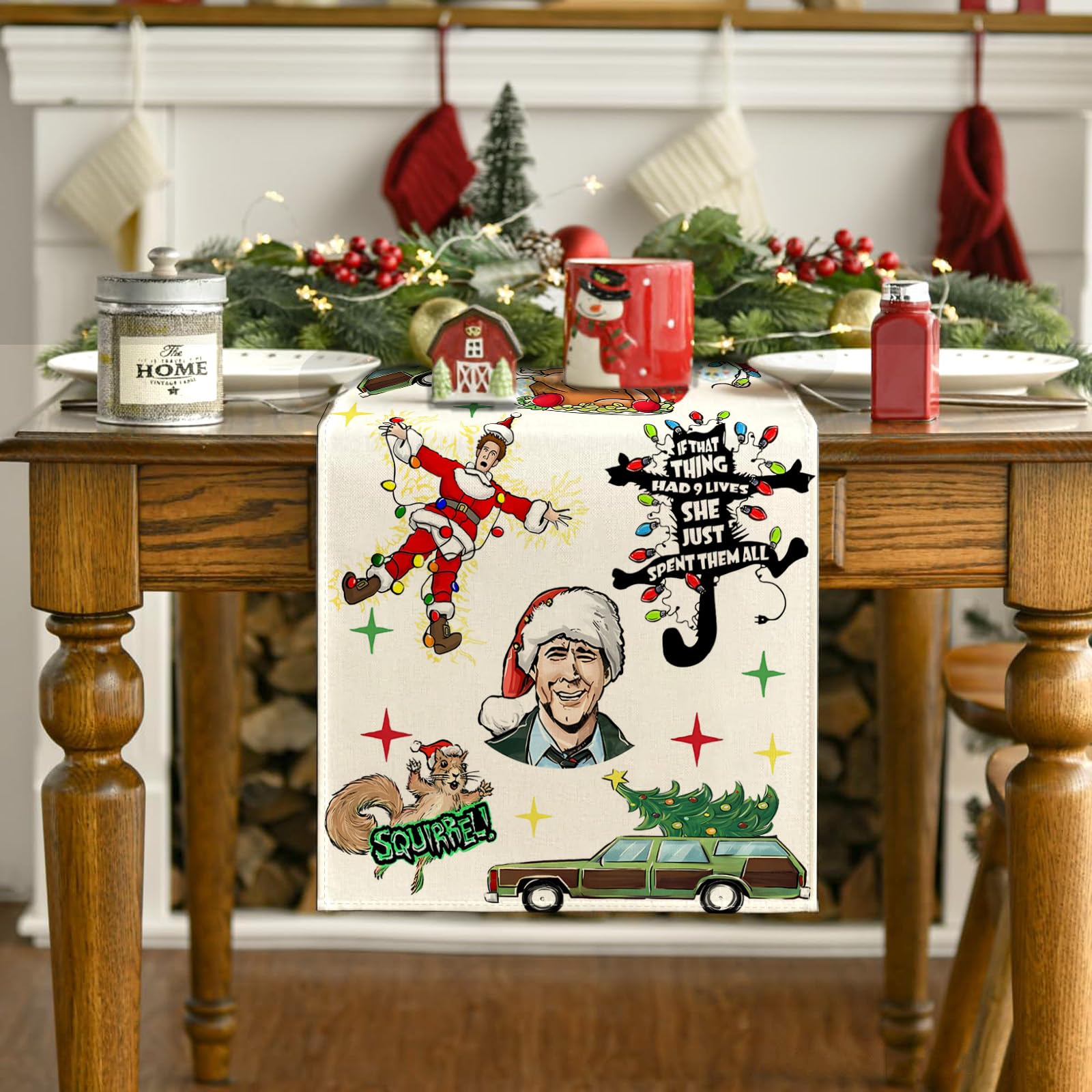 Funny Christmas Table Decorations Christmas Table With A Twist