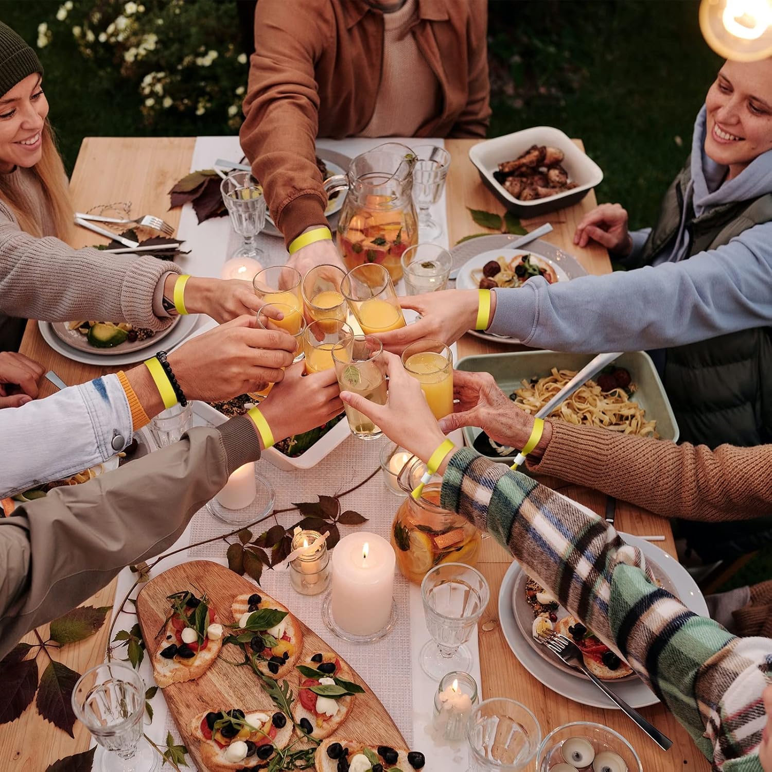 Green-Power America 100 Pcs Cloth Event Wristbands, Event Wristbands, Colored Wrist Bands for Events, for Lightweight Concert Wrist Strap for Activities, Party Bracelets for Events (Color : Yellow) - Image 5