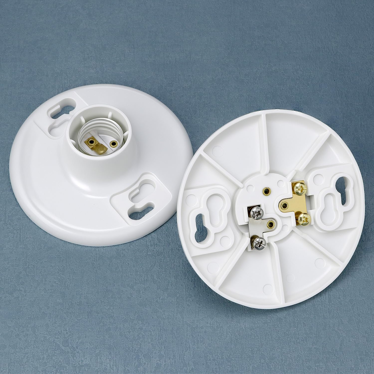 QWORK Lamp Holders - 6 Pack E26 Medium Base -2