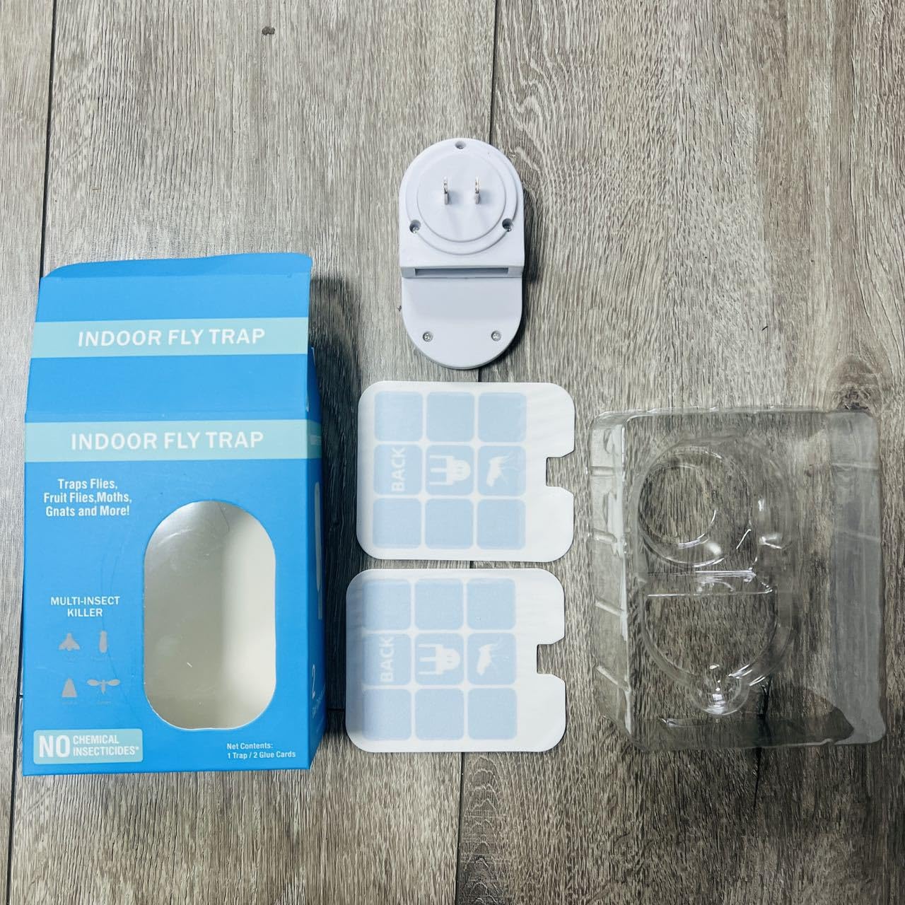 Fly Trap Indoor for Home-Plug-in Flying Insect Trap for Flies, Fruit Flies, Moths, Gnats, Mosquito Killer Insect Catcher Fly Tapper with Refill Glue Cards for Home Office (B0D9M67XJY) Amazon Price History, Amazon Price Tracker