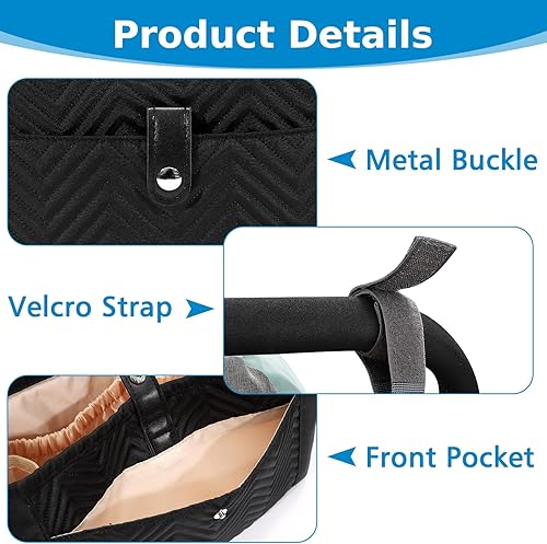Miniatura 4 de Accmor Organizador universal para cochecito, bolsa de cochecito, organizador de cochecito, accesorios para cochecito Uppababy, Baby Jogger, Nuna,