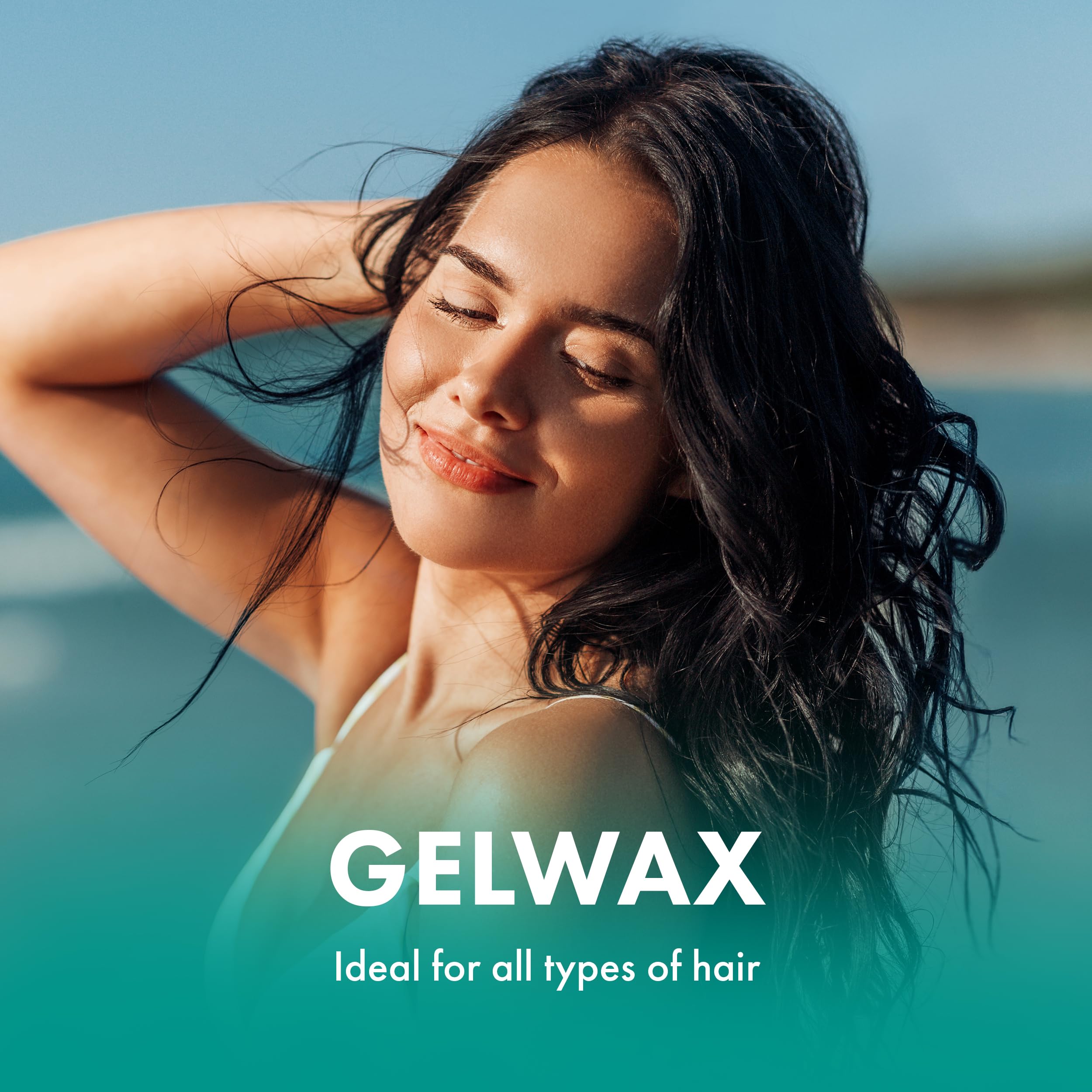 Agave GelWax Flexible Hold Styling Gel with Green Tea, Bamboo and Ginger Extracts, 6.6 fl oz