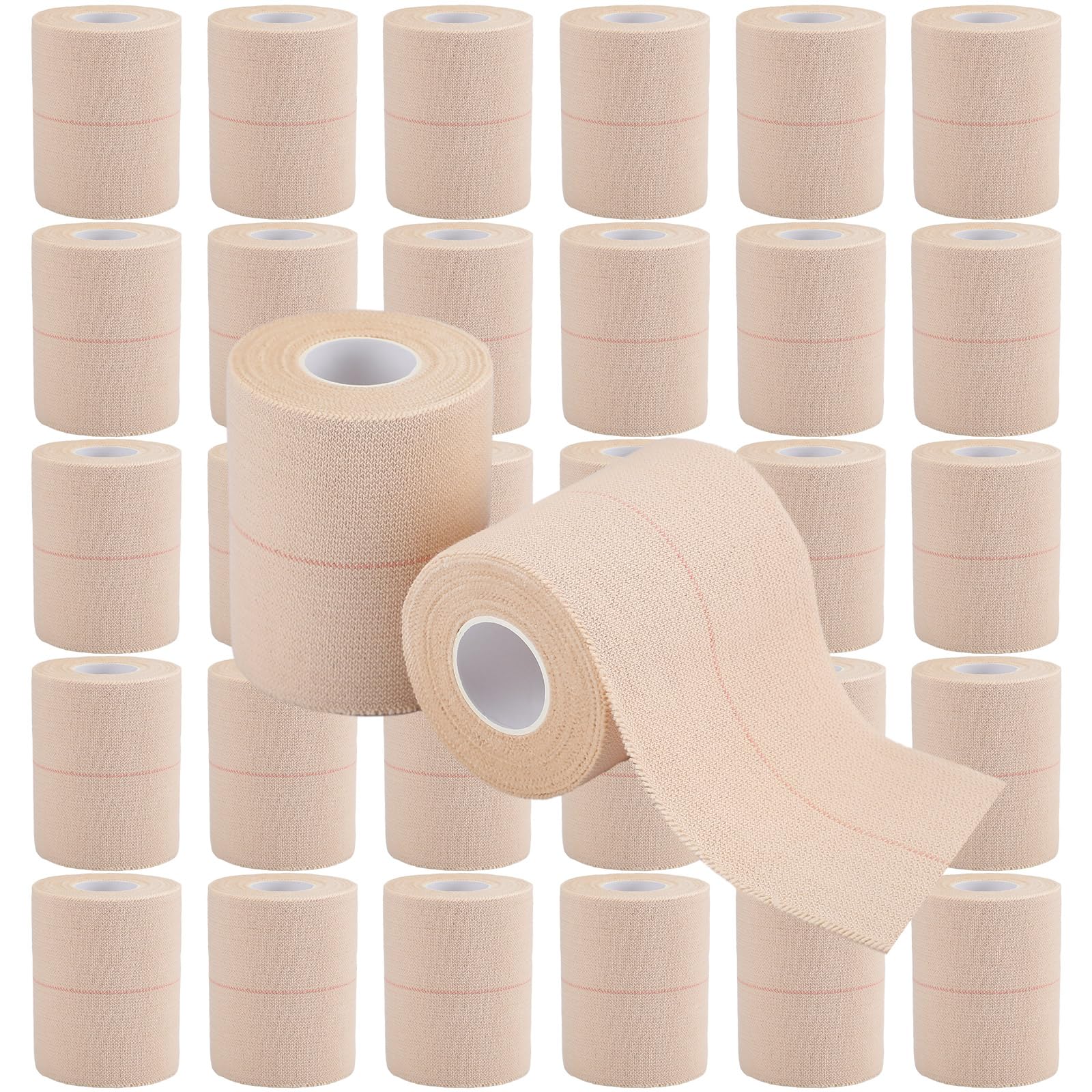 30 Rolls Adhesive Elastic Tape Bandage Tape Self Adhesive Wrap Elastic Flexible Stretch Bandages for Sports Ankle Knee and Wrist Sprains Animal Pets(3