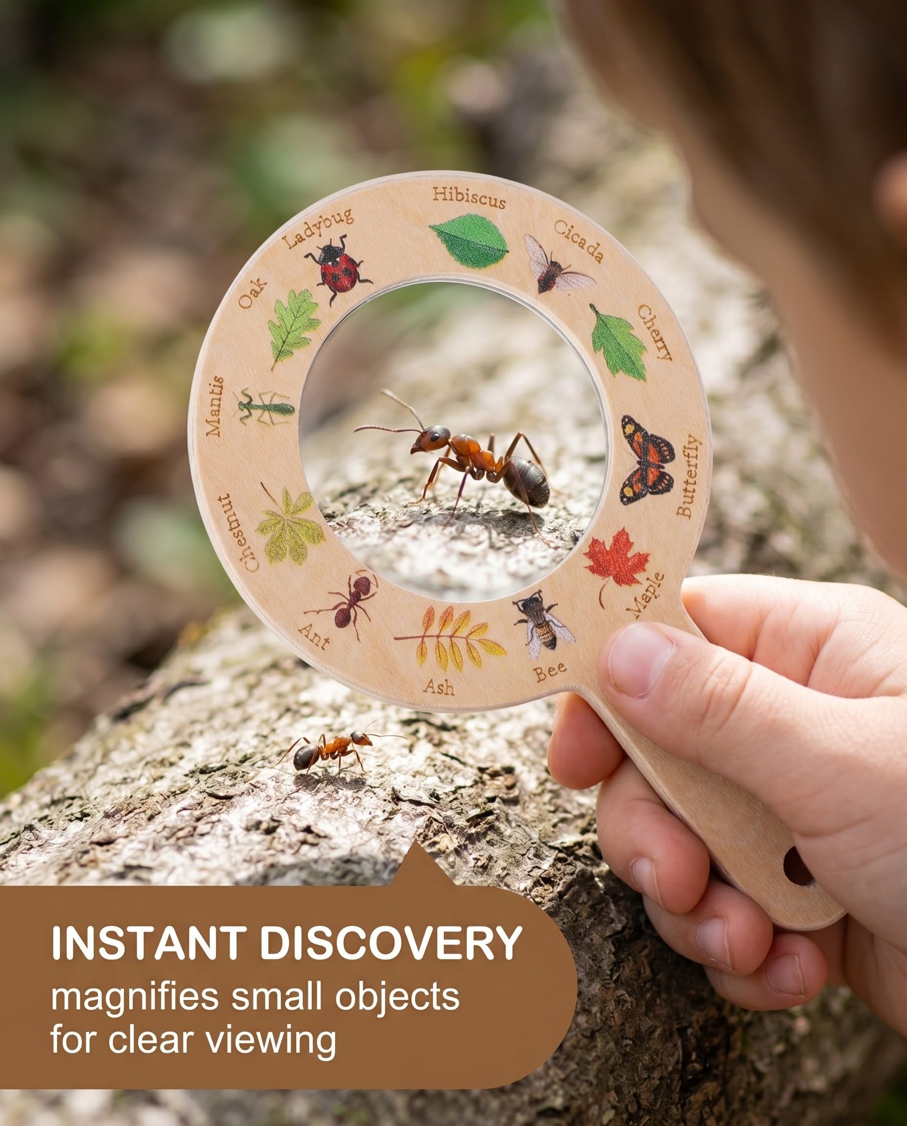 Lente D'ingrandimento Esplorativa Per Bambini Lente D'ingrandimento Portatile Scientifica Giocattolo Per Bambini Di Scoperta Visiva