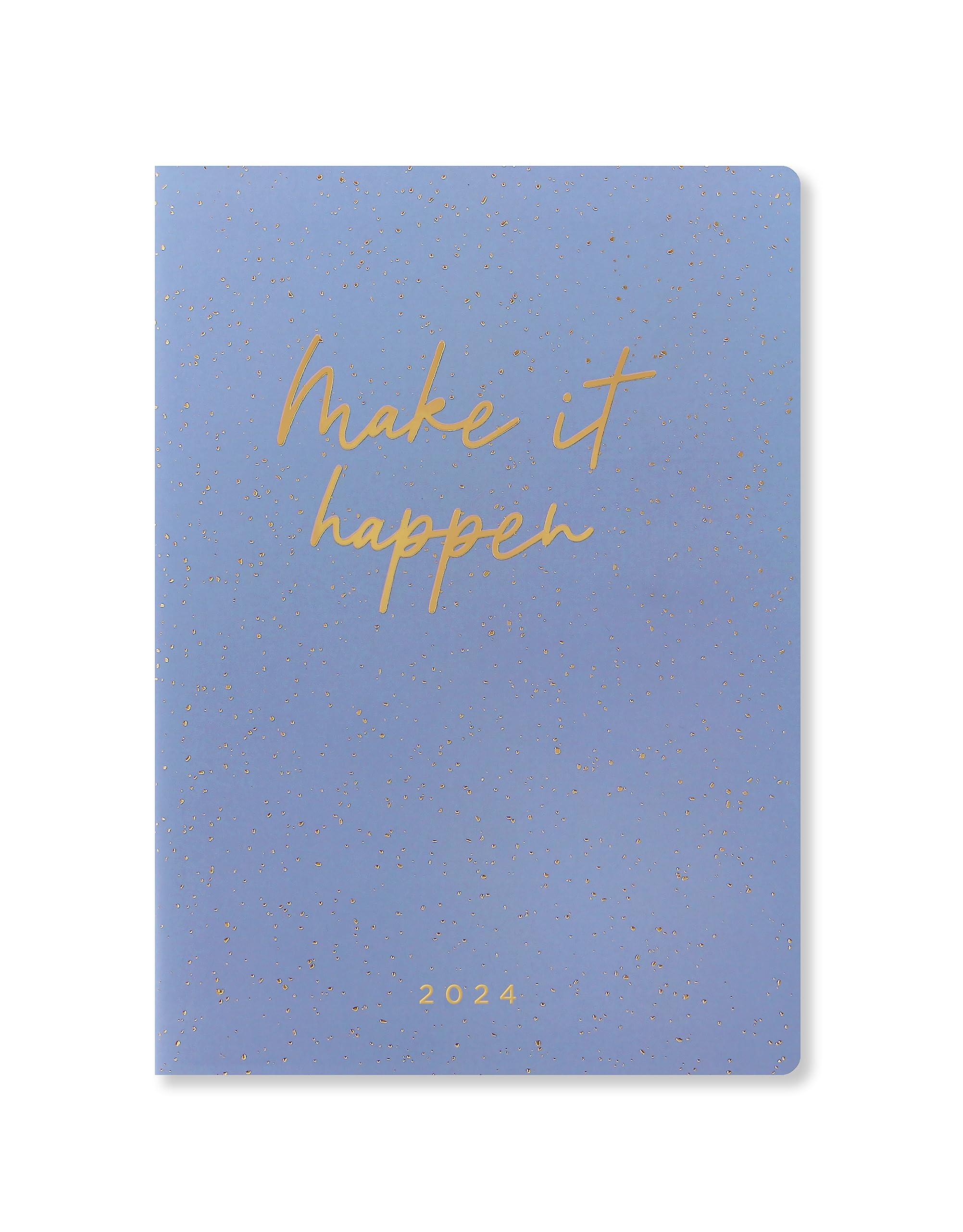 Letts Inspire A5 week to view 2024 diary - blue