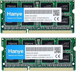 ノートPC用メモリ DDR3L-1600 PC3-12800 16GB（8GBx2枚）SODIMM Hanye【5年保証】