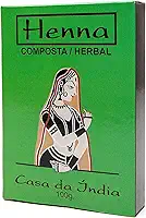 Henna composta natural para os cabelos