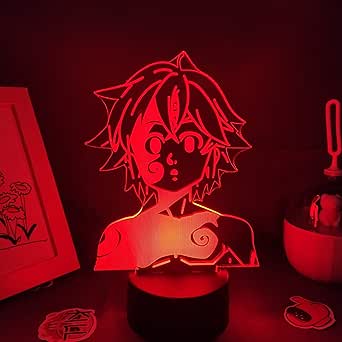 Veilleuse LED Seven Deadly Sins - Personnage Ban - 16 Couleurs Avec Télécommande