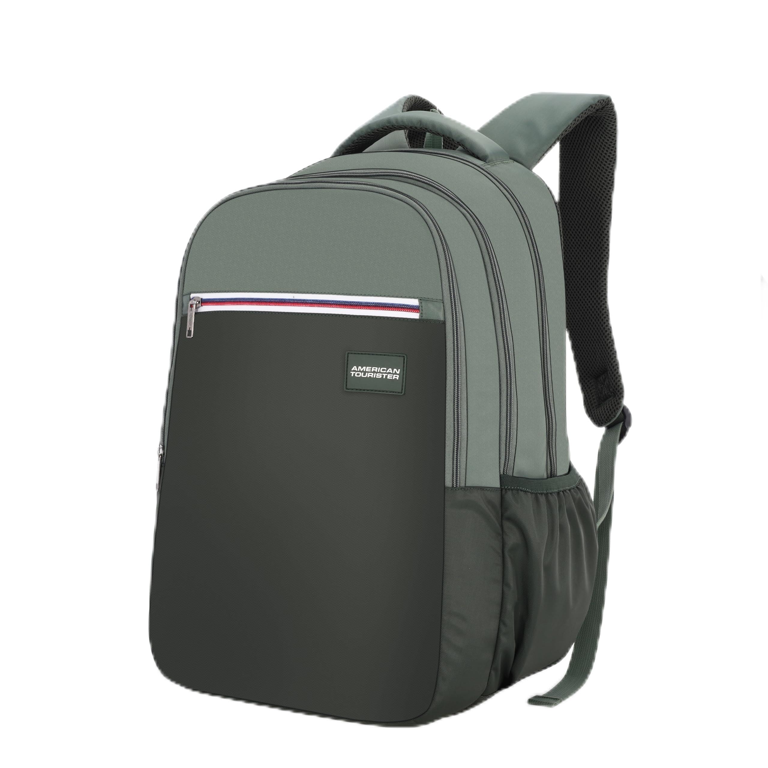 Nexa Style 01, Large 3 Compartment Backpack, 36L with Spacious Interiors Bags For School, Office, College, Gift For Men & Women - Olive-image-14