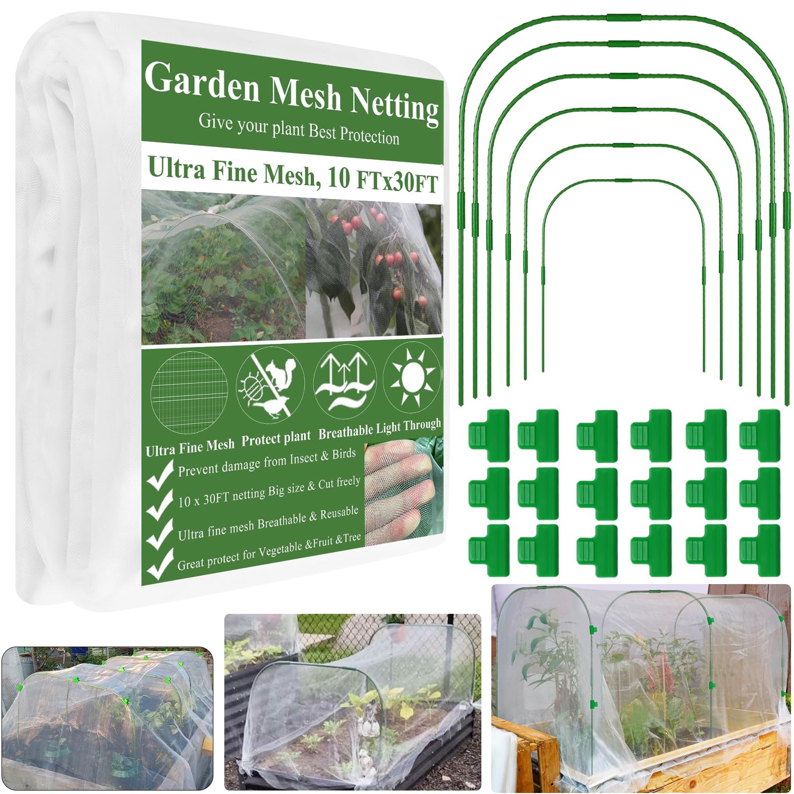 WYRJXYB Garden Netting Kit