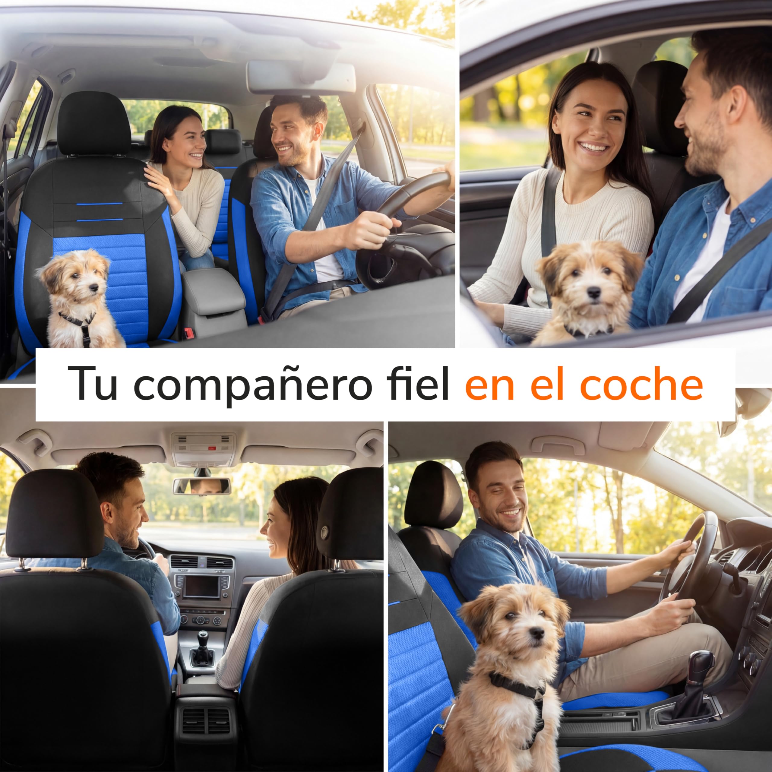 Upgrade4cars Fundas para Asientos Delanteros Set Versión 2026 Universal