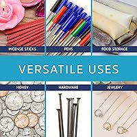 Vista 4 de GPI - 1000 unidades - Bolsas con cremallera de 2 x 9 pulgadas, 2 mil, bolsas de polietileno transparentes con cierre resellable, con cierre