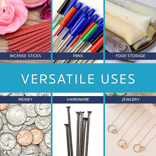 Miniatura 4 de GPI - Funda de 100 unidades, 4 x 10 pulgadas de largo, bolsas de plástico transparente con cierre de cremallera para embalaje y envío de incienso,