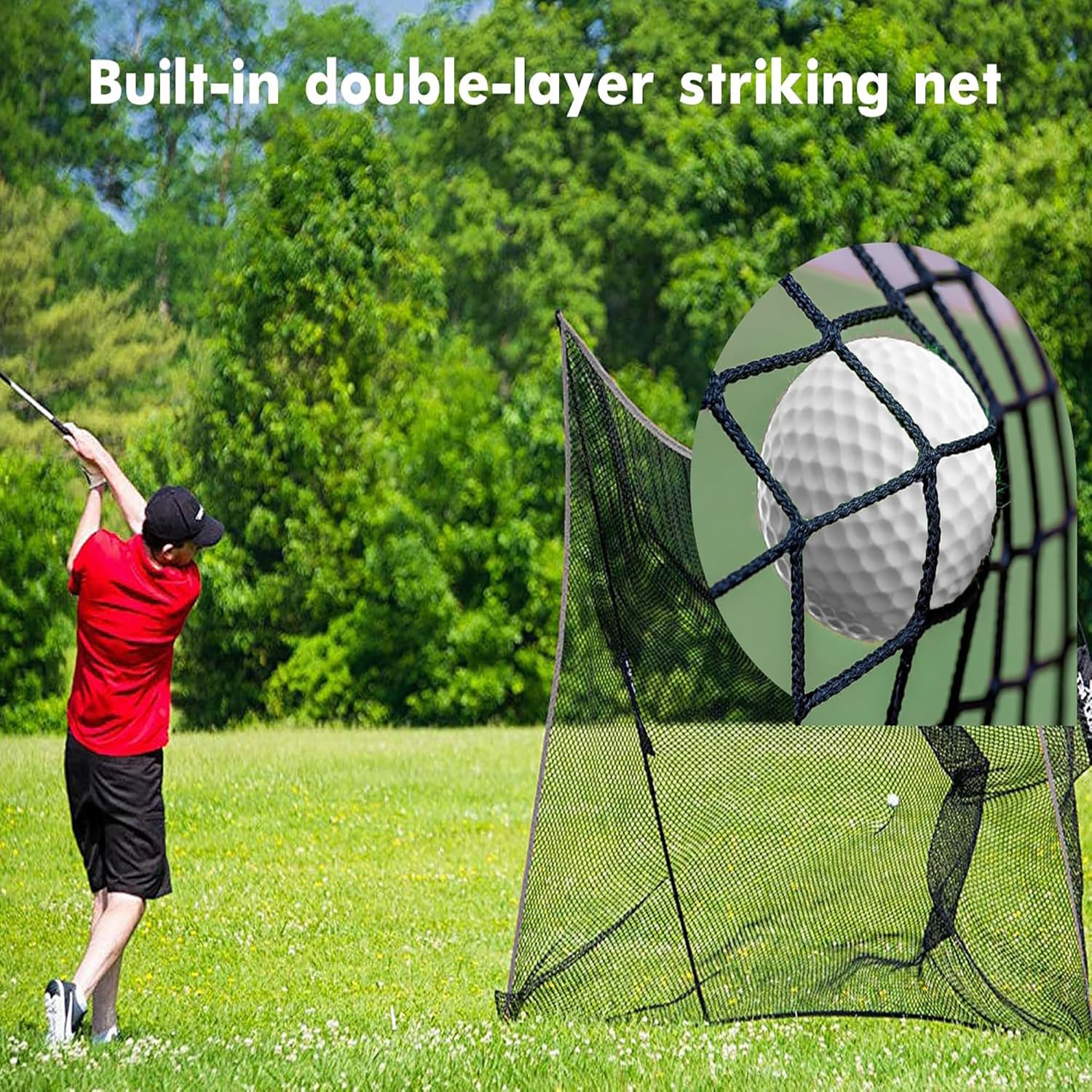 Red de Práctica de Golf,para Interiores y Exteriores,para Golf, Hockey, Béisbol y Más Deportes