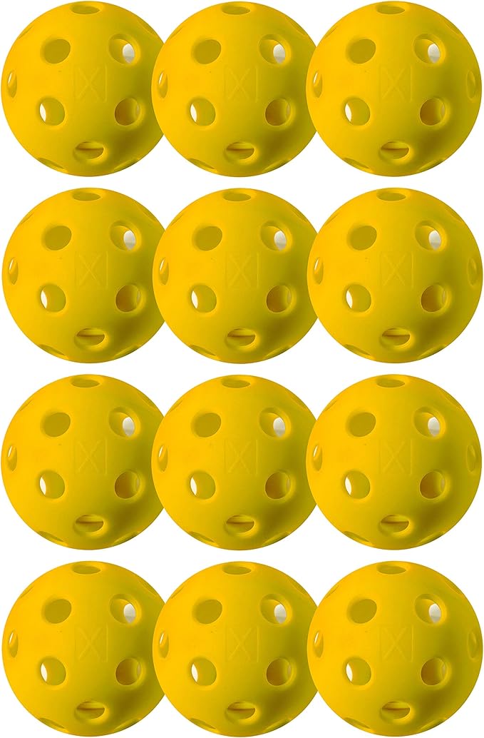 Franklin Sports X-26 Pickleballs iç mekan için – İç mekan Court Pickleball topları – 3'lü paket, 12 adet + 100 adet Pickleball – ABD Pickleball (USAPA) onaylı turnuva topları, birden fazla
