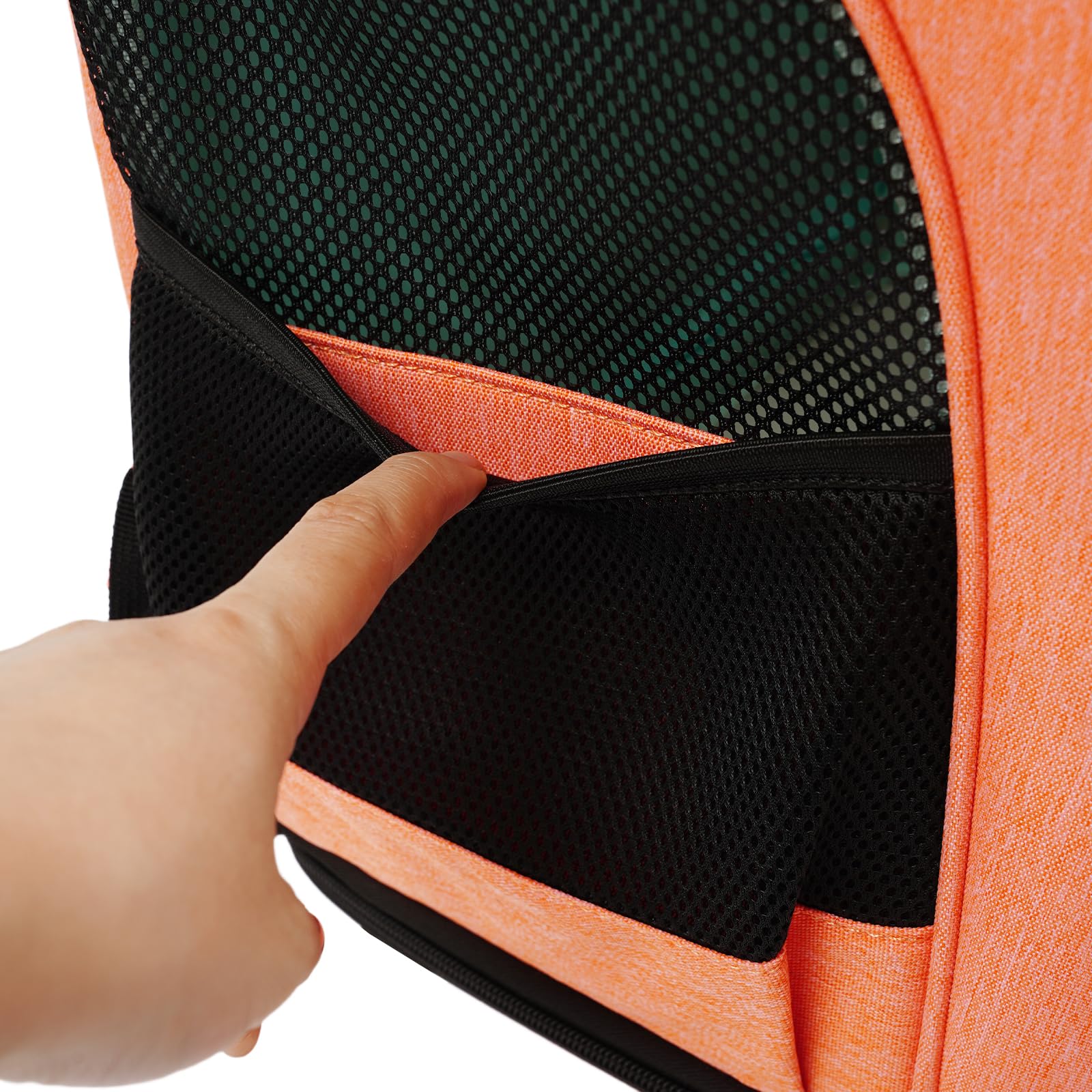 Transportín para perros con ruedas, plegable, mochila para gatos con mango telescópico, cajas de transporte para gatos grandes y perros pequeños con malla transpirable, mochila para mascotas de hasta