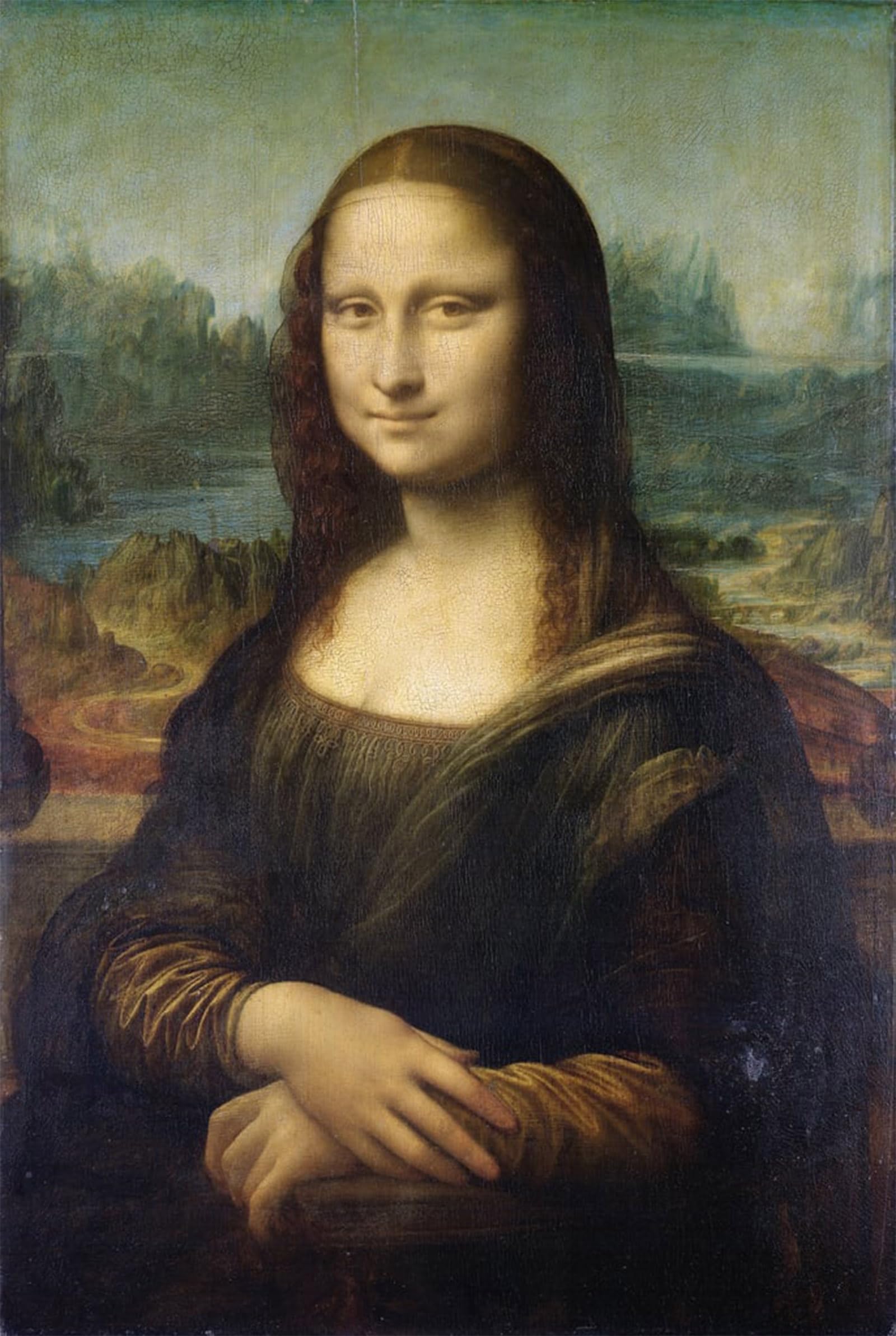 ARTXLXXBN Famous Art Print Poster Vintage Wall Art Mona Lisa by Leonardo Da Vinci Canvas Art Poster for Home Decor 60x90cm