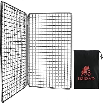The Bushcraft Backpacker's Grill Grate - Welded Stainless Steel Mesh (Camping Fire Rated)