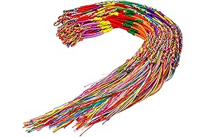 Resinta Handmade Braided Bracelets for Fiesta Party Favors