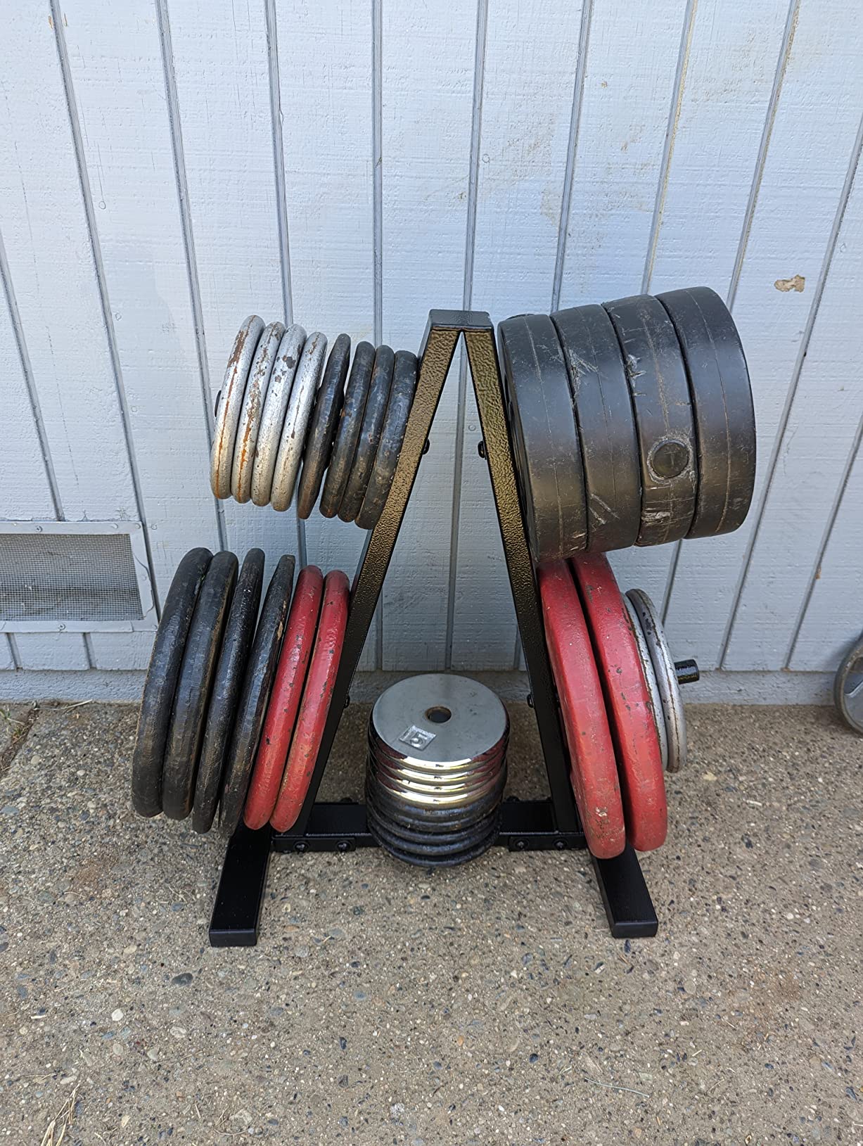 Home Storage CAP Barbell 1-Inch Weight Plate Storage Rack