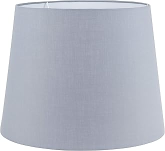 MiniSun | Extra Large Modern Tapered Light Shade in a Grey Fabric Finish | Floor Lamps & Torchieres, Home Décor & Improvement Essential | 45.5cm Shade Width