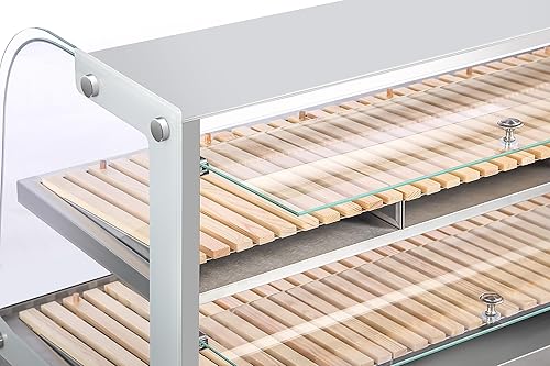 Vista 16 de KoolMore - Vitrina comercial estilo encimera para panadería (22 pulgadas), diseño de vidrio curvado delantero y puerta trasera