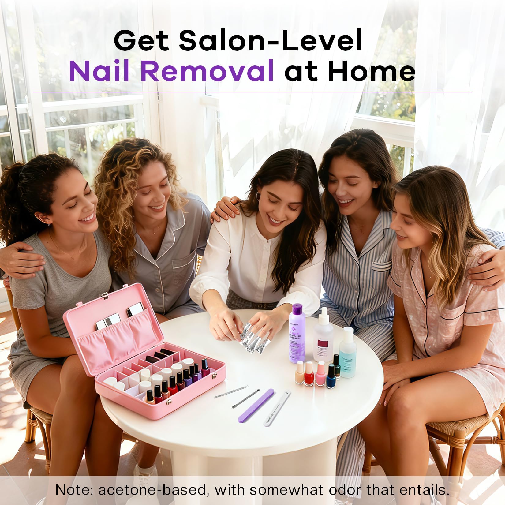 Glamonade Acetone Nail Polish Remover - Fast Gel & Polish Removal -8