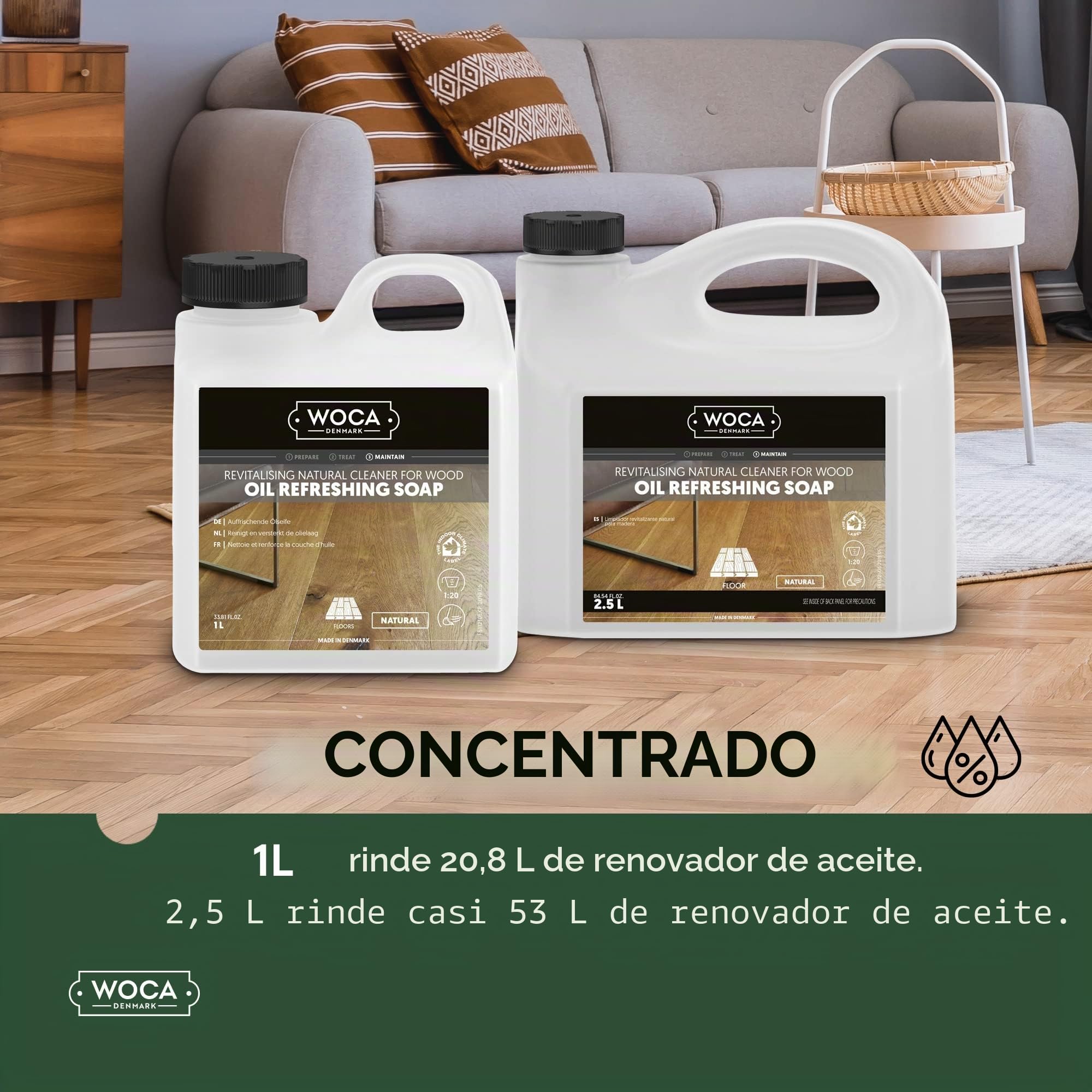 WOCA Oil Refresher Natural 2.5L
