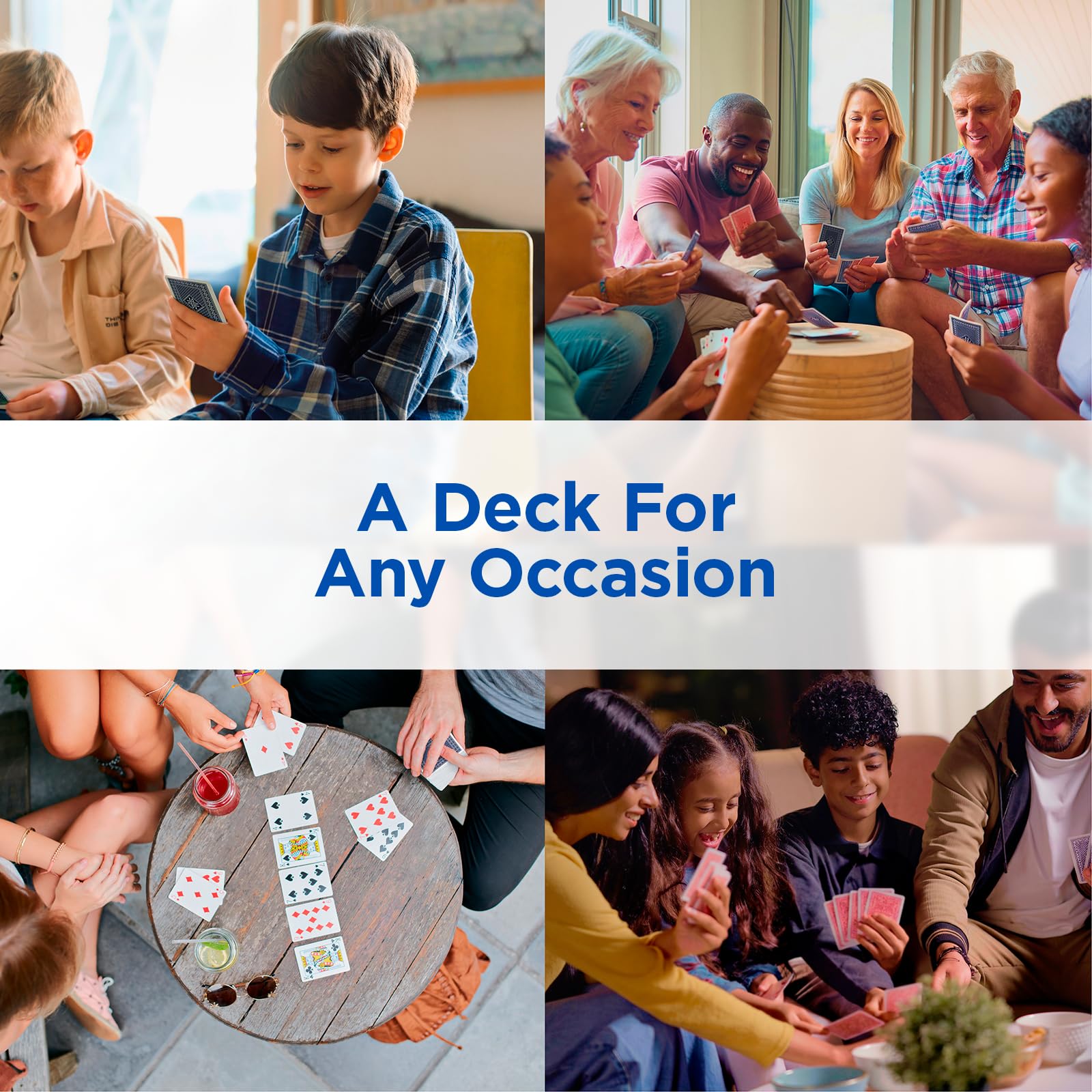 Maverick Playing Cards 12 Pack, Made in USA, New and Improved Quality, Standard Index, Red and Blue Decks, Bulk Playing Cards for Poker, Card Games, and Family Game Night